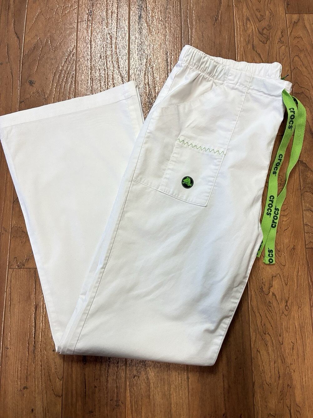 Crocs Medical Apparel Scrub Pants Womens Medium Green Nurse Medical Dental